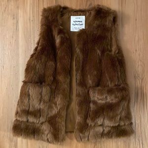 Zara Kids Faux Fur Vest